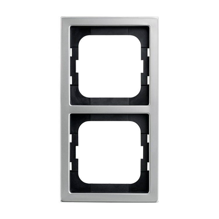 BUSCH-JAEGER Rahmen 2-fach Pur Edelstahl   – 2CKA001754A4318