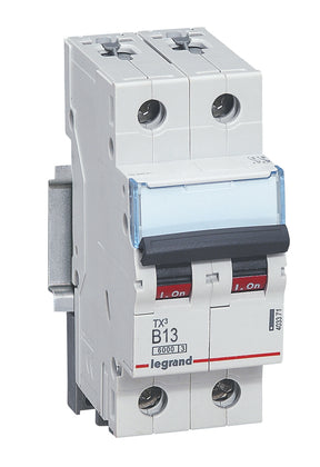 LEGRAND LS-Schalter 6kA B 13A/1pol+N  2TE   – 403371