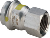 VIEGA Viega Sanpress Inox G-Übergangsstück 0212 (Gas) in d22 x Rp1/2 Edelstahl   – 486 877