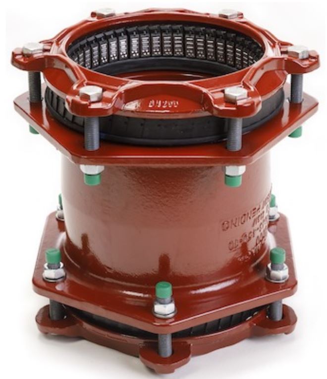 FISCHER GEORG Multi Joint Rohrverb -kuppl.Schrb.A2 pulverb.Fig.3007 DN300 f.AD 315-356  – 709305632