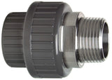 FISCHER GEORG GF Übergangsverschraubung PVC-U/1.4404 d 50x6/4" AG, Dichtung EPDM   – 721540710