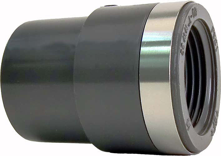 FISCHER GEORG GF Übergangs-Muffennippel PVC-U d 20/25x3/4" AG   – 721910557