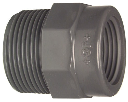 FISCHER GEORG GF Muffennippel reduziert PVC-U 3/4"x1/2" AGxIG   – 721910837