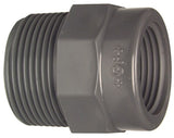 FISCHER GEORG GF Muffennippel reduziert PVC-U 3/4"x1/2" AGxIG   – 721910837