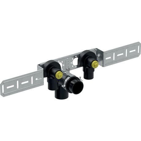 GEBERIT GE Mepla Anschlusswinkel, vormontiert zweifach, d20 x Rp1/2, AD15,3cm, Set   – 602.783.00.5