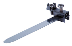 POLLMANN Erdungsbandschelle V2A 1/8 - 4 Zoll für Ø 8-114 mm, Länge 428 mm   – 2020425