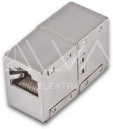 Alva Verbinder RJ45/RJ45, KAT6, geschirmt, 2x RJ45 Buchse - VB-KAT6-2BU