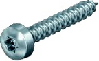 Alva Spanplattenschraube Panhead 4,5x50 mm mit Torx-Antrieb, Stahl galv. verz. - SPS-PH4.5X50TX