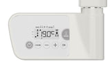 Alva Una 2.0 Badheizkörper gebogen weiß rein elektrisch, 143x60cm, 750W - AQBHK143GEL.2