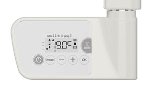 Alva Una 2.0 Badheizkörper gebogen weiß rein elektrisch, 143x60cm, 750W - AQBHK143GEL.2