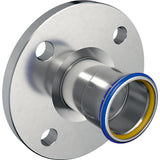 GEBERIT GE Mapress ES Gas Flansch PN10/22 mit Pressmuffe d88,9mm  – 34210