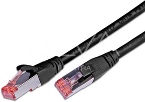Alva KAT.6 Patchkabel, S/FTP, LSOH, Lifetime Warranty, 2m, schwarz - PK-KAT62.0SW