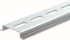 Alva Tragschiene / Hutschiene 35x7,5 mm gelocht, Stahl verzinkt - TS35X7.5/LL/2M/STZN
