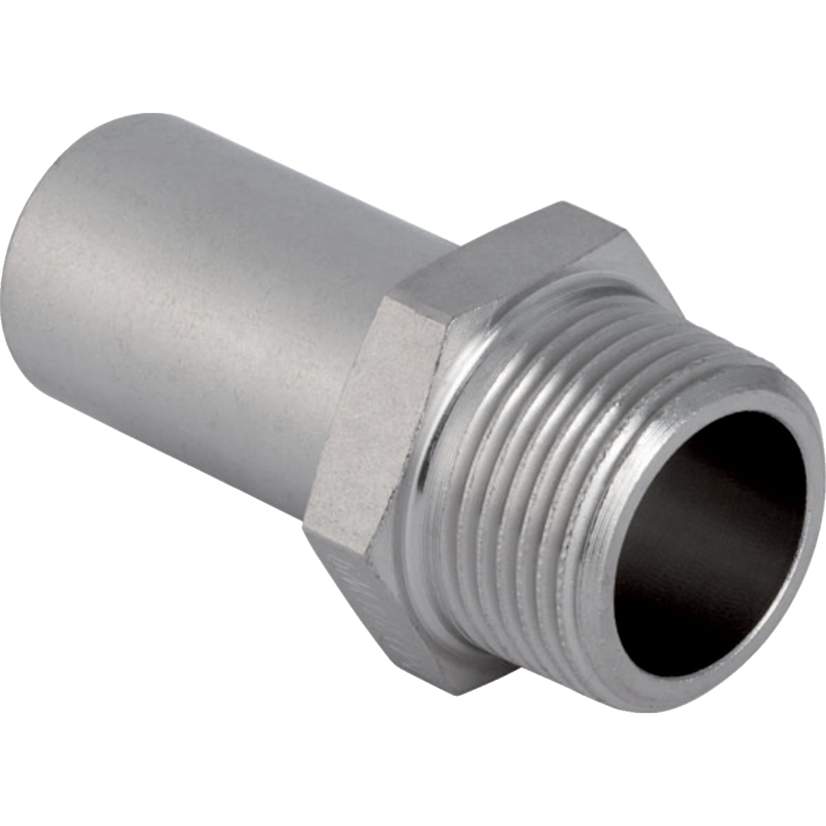 GEBERIT GE Mapress Edelstahl Uebergang mit Einschubende d28mm x R1  – 31937
