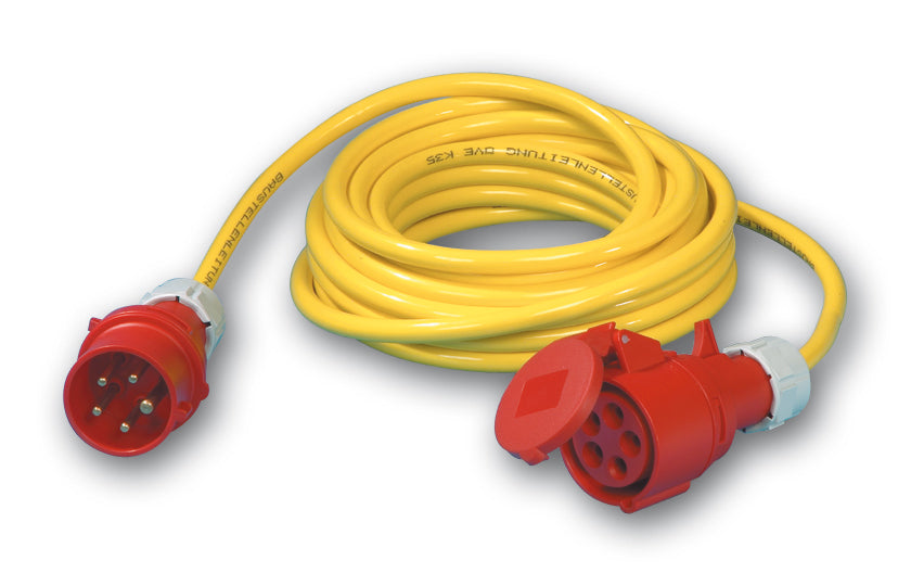 PC ELECTRIC CEE Verlängerung 25m N07V3V3  5x4° Stecker / Kupplung, 32A 5p   – 980925504211-P
