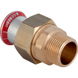 GEBERIT GE Mapress C-Stahl Uebergangsverschr. flachdichtend d22mm x R3/4 verzinkt  – 25335