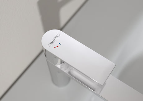 HANSGROHE HG Einhebel-Waschtischmischer Rebris S 110 CoolStart m.Metall Zugstange chrom  – 72527000