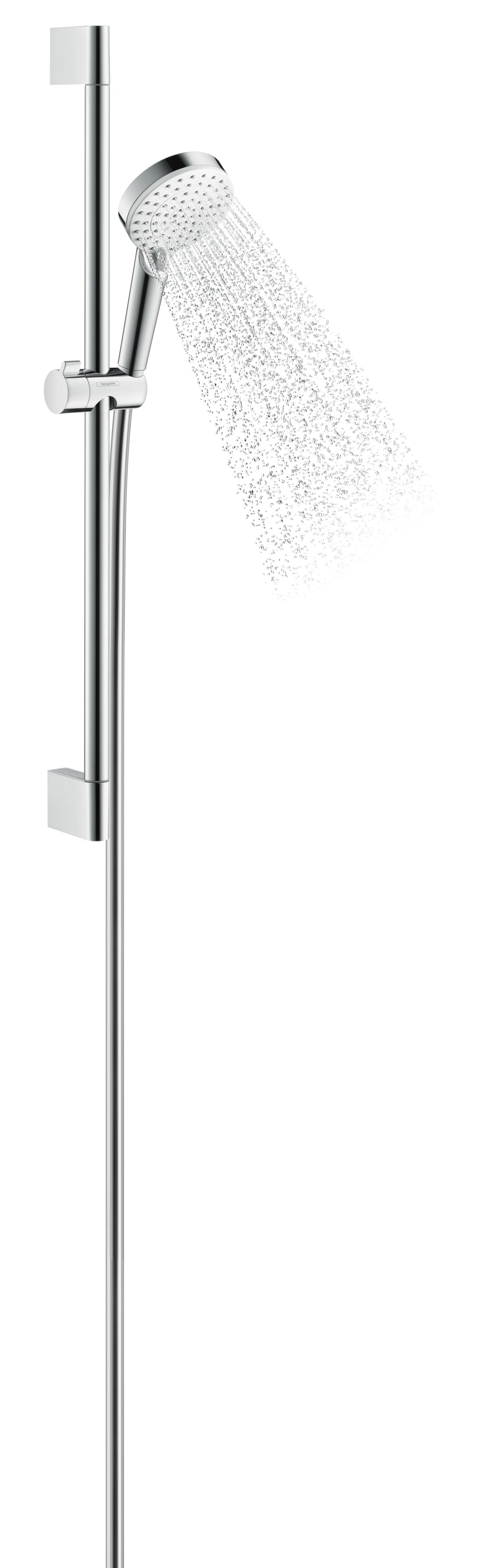 HANSGROHE HG Crometta Vario EcoSmart Brausenset 9 l/min/Unica 900mm weiß/chrom  – 26538400