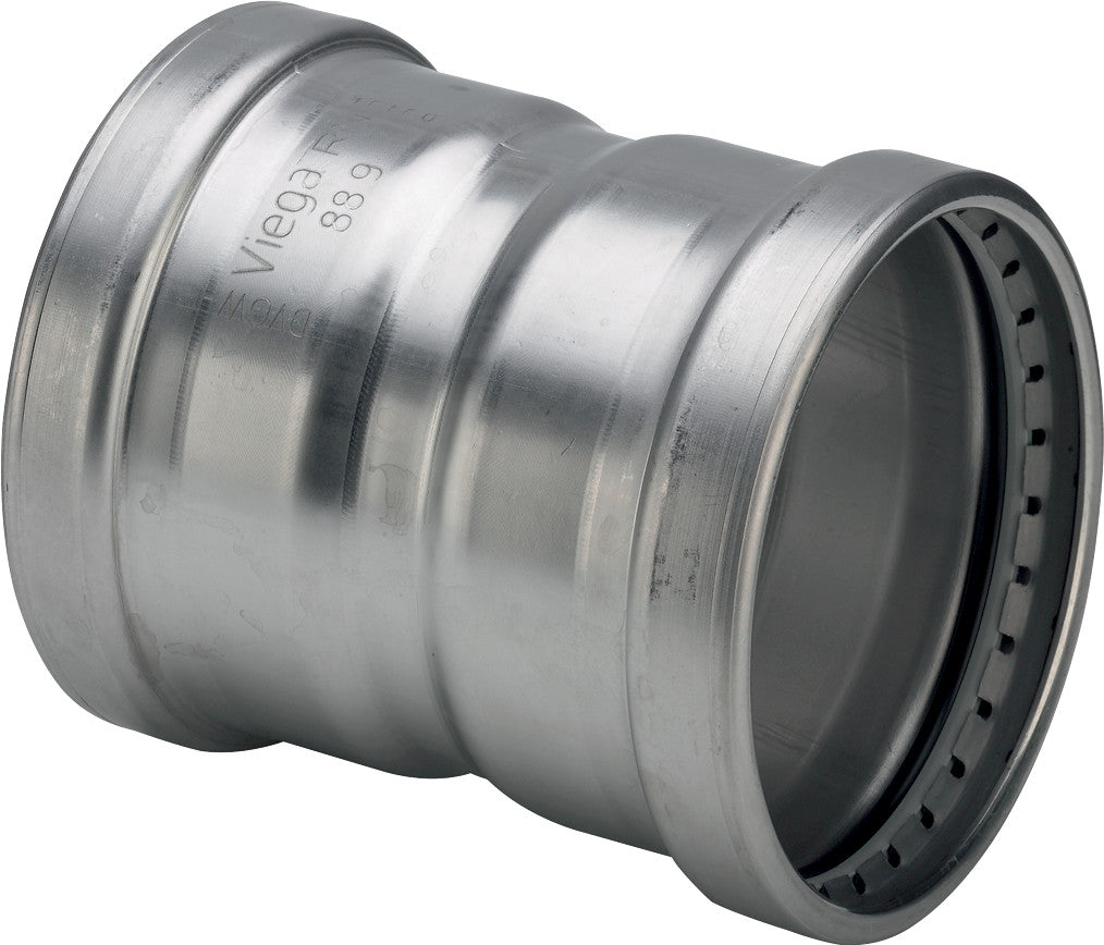 VIEGA Viega Muffe Sanpress Inox XL 2315XL in 88,9mm Edelstahl   – 482 817