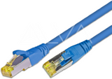 Alva KAT.6A HQ Patchkabel, S/FTP, LSOH, Lifetime Warranty, 3m, blau - PK-KAT6A3.0BL