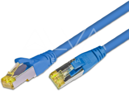 Alva KAT.6A HQ Patchkabel, S/FTP, LSOH, Lifetime Warranty, 3m, blau - PK-KAT6A3.0BL