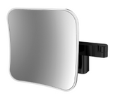 Alva Varia Kosmetikspiegel 5-fach LED-Beleuc.,eckig 20,9cm,Gelenk.Schwarz - AQBMVAKSPB5S