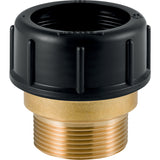 GEBERIT GE PE Stutzen d50mm x R1 1/2 Aussengewinde mit Verschraubung 359309   – 359.309.00.1