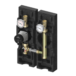 ALVA Pumpenbaugruppe V-MK 1" gemischt, ohne Pumpe, VL links - ALPGVMKOP1