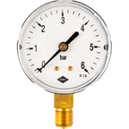 Alva Manometer Fig.2601(1) 1/4" 50mm Dm. 0-10 bar Anschl.unten - AL2602-5010