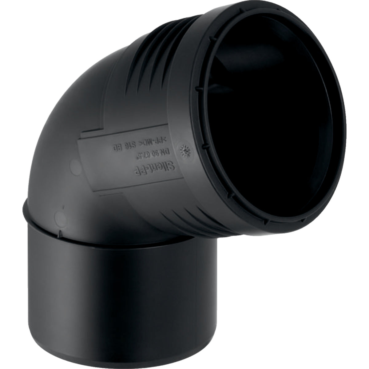 GEBERIT GE Silent-PP Bogen 67,5 Gr. d75mm   – 390.323.14.1
