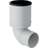 GEBERIT GE Silent-PP Anschlussbogen 87,5 Gr. d110mm, lang, fuer WC   – 390.593.11.1
