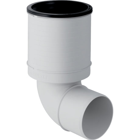 GEBERIT GE Silent-PP Anschlussbogen 87,5 Gr. d110mm, lang, fuer WC   – 390.593.11.1