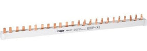 HAGER Stiftschiene 3x3P+N+12x1P+N(1PLE) 10mm²  – KB663RT