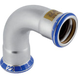 GEBERIT GE Mapress Edelstahl Gas Bogen 90 Gr. d35mm  – 34187