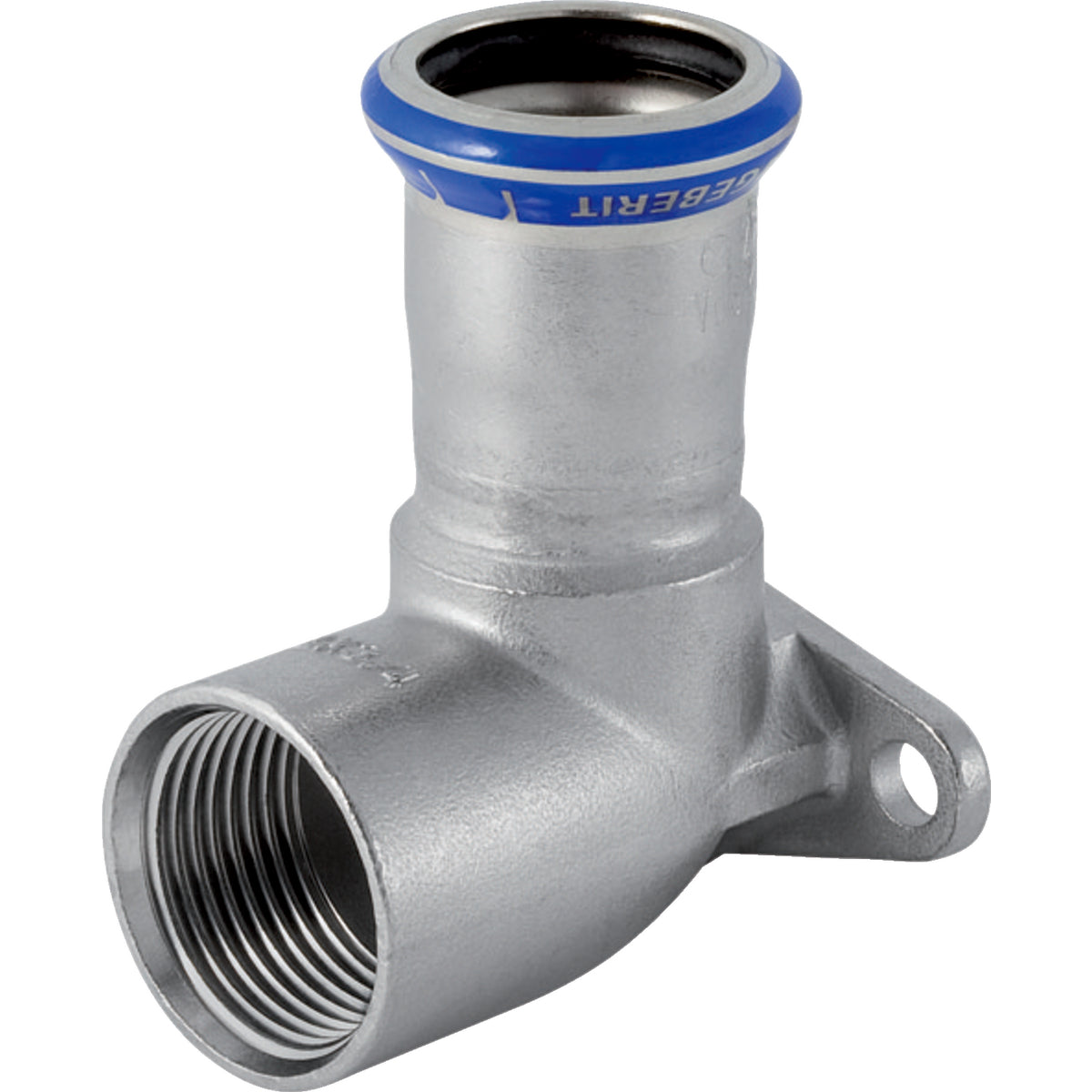 GEBERIT GE Mapress Edelstahl Anschlusswinkel 90 Gr. d15mm x Rp1/2  – 33403