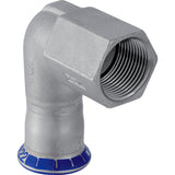 GEBERIT GE Mapress Edelstahl Uebergangswinkel 90 Gr. d35mm x Rp 5/4  – 33807