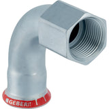 GEBERIT GE Mapress C-Stahl Uebergangsbogen 90 Gr. d28mm x Rp1/2 verzinkt  – 20558
