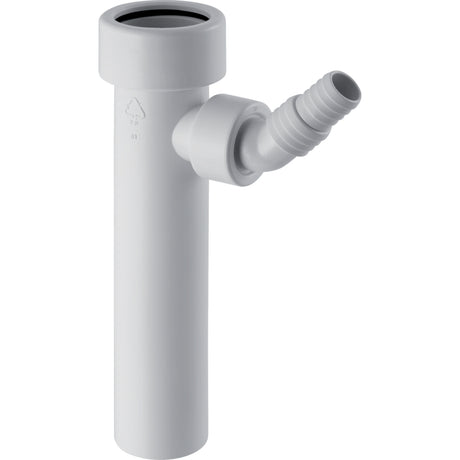 GEBERIT GE Anschlussstutzen m Quetschverschraub. d40mm, weiss, PP fuer Waschmaschine   – 152.274.11.1
