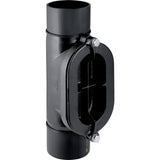GEBERIT GE PE Putzstueck fuer waagrechte Leitungen 90 Gr. d 200mm 370454   – 370.454.16.1