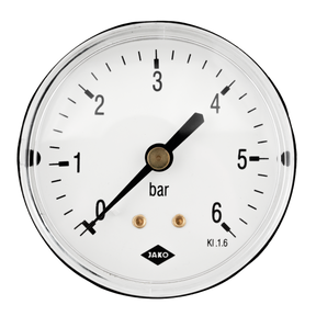 ALVA Manometer Fig.2601(1) 1/4" 63mm Dm. 0-10 bar Anschl.hinten - AL2601-6310