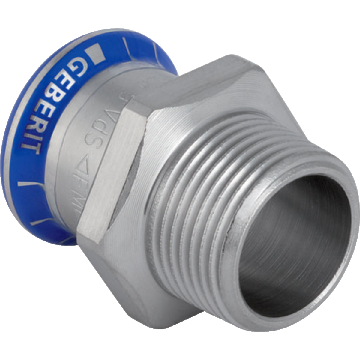 GEBERIT GE Mapress Edelstahl Uebergang d35mm x R1  – 31719
