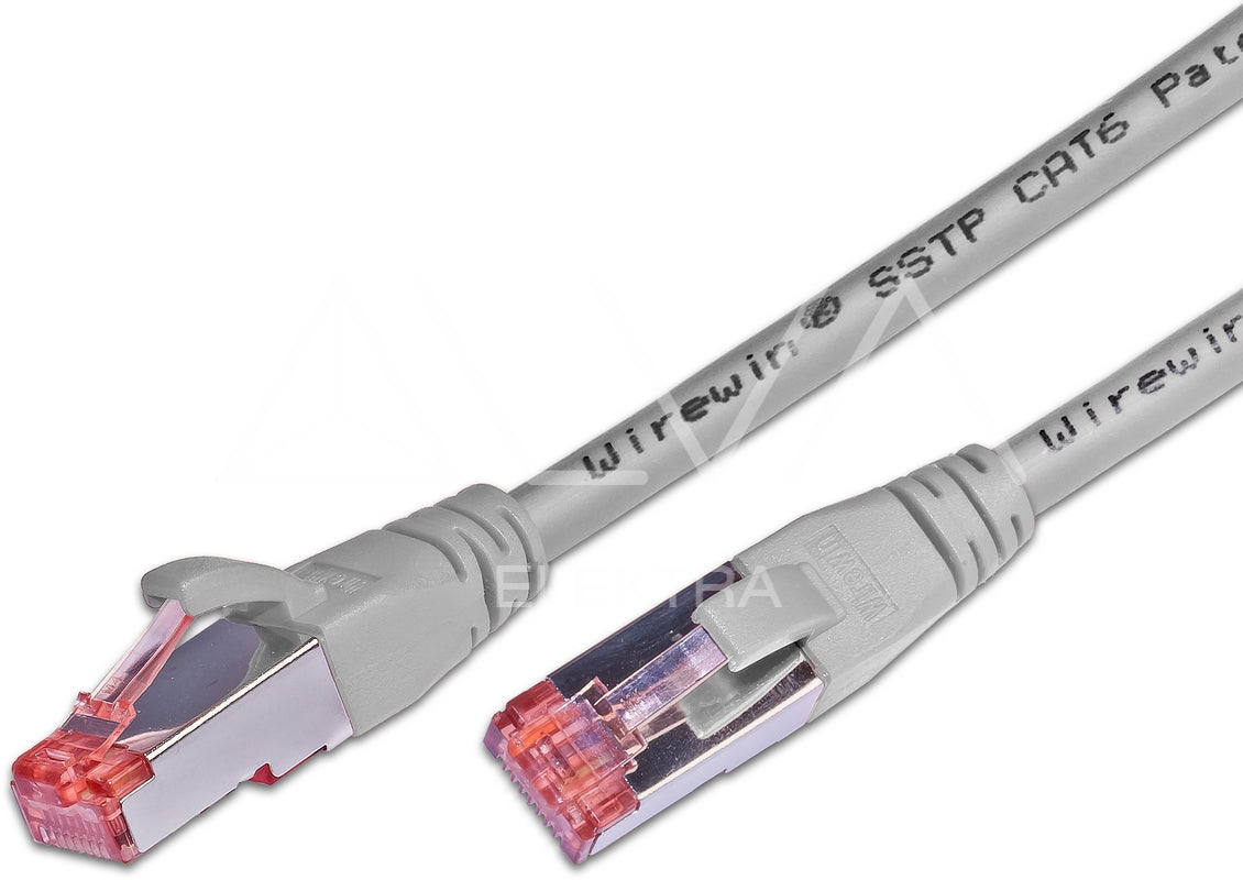 Alva KAT.6 Patchkabel, S/FTP, LSOH, Lifetime Warranty, 25m, grau - PK-KAT625.0