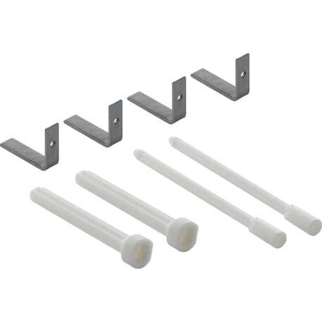 GEBERIT GE Verlaengerungsset Betaetigungsplatten von vorne 9 bis 18cm   – 240.058.00.1