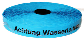 Alva Ortungsband Nr.6, blau, Rolle 250m 40x0,15mm, Achtung Wasserleitung - ACWBAD