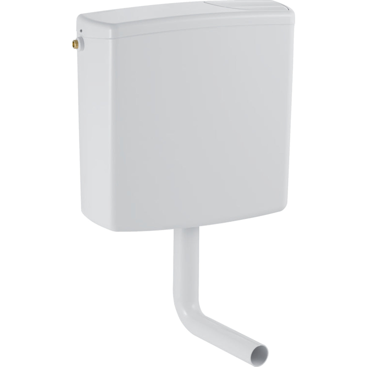 GEBERIT GE Spuelkasten AP140, 2-Mengen weiss, verschraubt   – 140.314.11.1