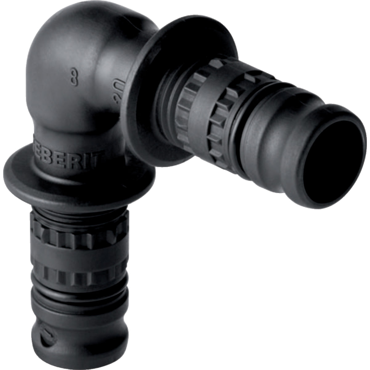 GEBERIT GE Mepla Winkel PVDF 90 Gr. d16mm   – 621.271.00.5