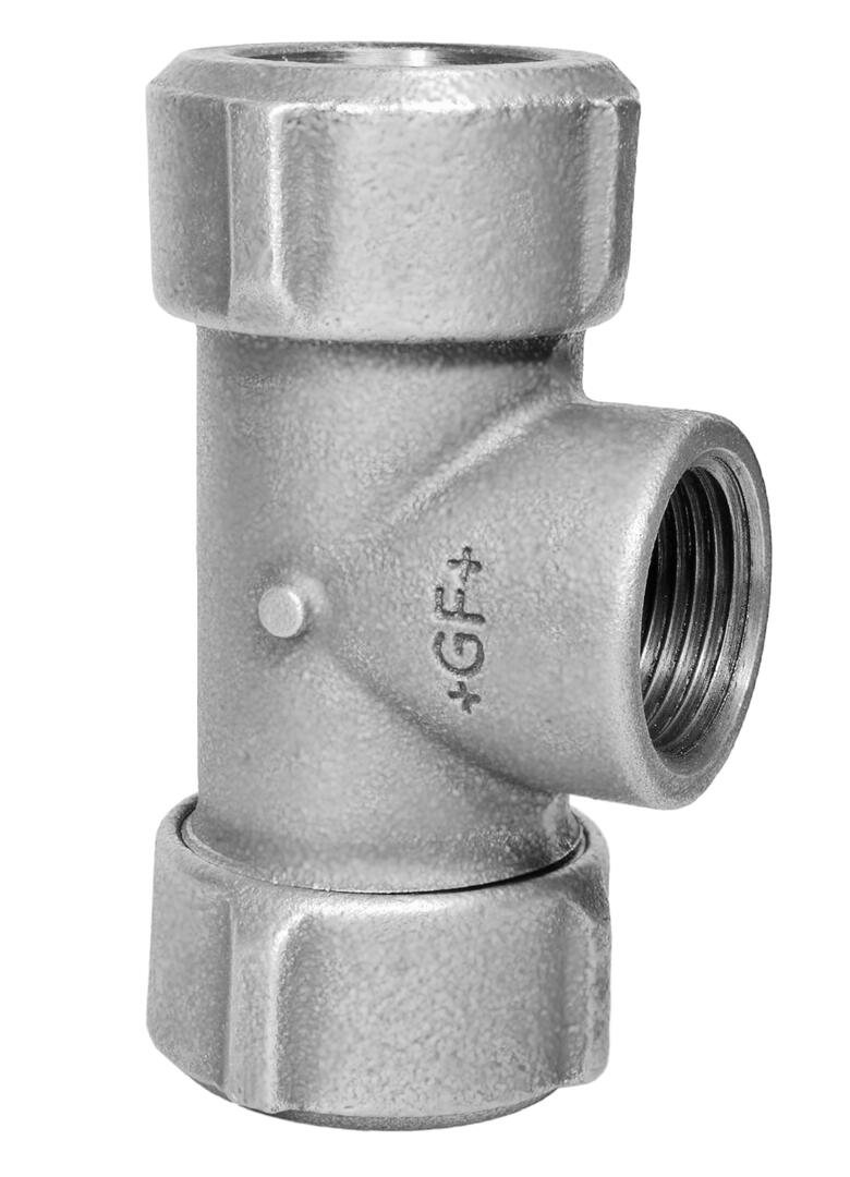 FISCHER GEORG FITTINGS Primofit T-Stück mit IG 3/4" verzinkt   – 775312052