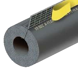ALVA ST Overlap 9x15mm Länge 2m selbstklebend, schwarz
