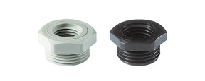 JACOB PA-Reduktion M32x1,5/M25x1,5 RAL7035 hellgrau   – M32M25 PA