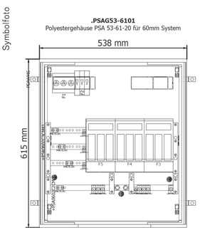 ERA AP-Hausanschlussk.-WIEN,3xNHT00 versch. PAK70, ET-Sperre, mit D02+UEA12III3+SF   – 232661